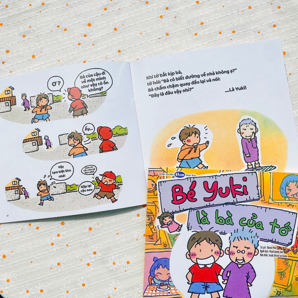 tranh truyện ehon nhật bản - bé yuki là bà của tớ