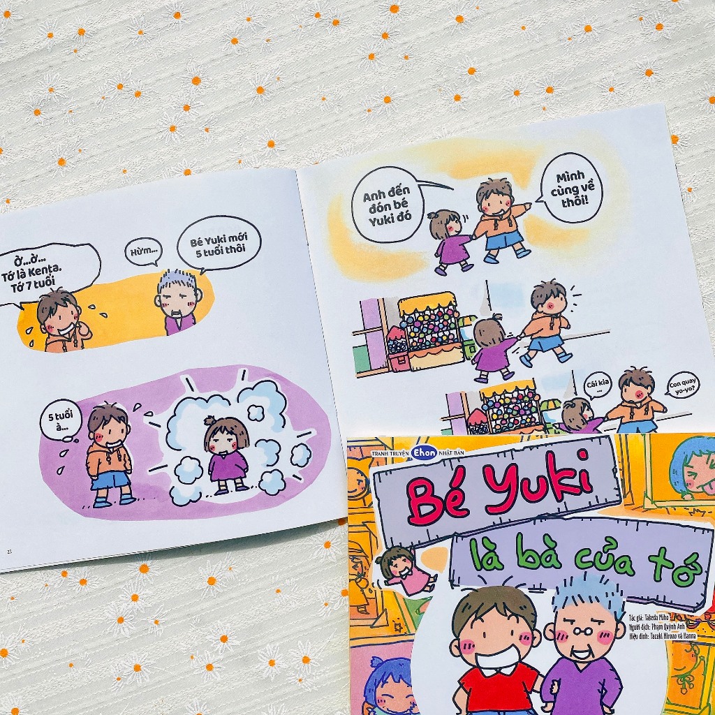 tranh truyện ehon nhật bản - bé yuki là bà của tớ