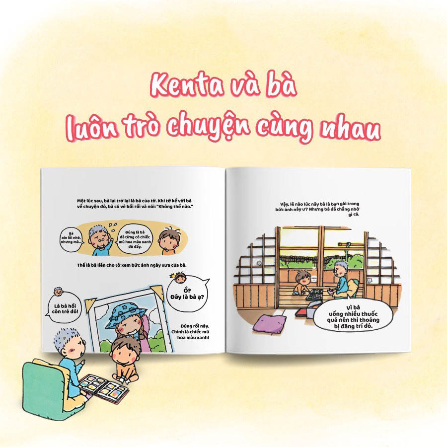 tranh truyện ehon nhật bản - bé yuki là bà của tớ