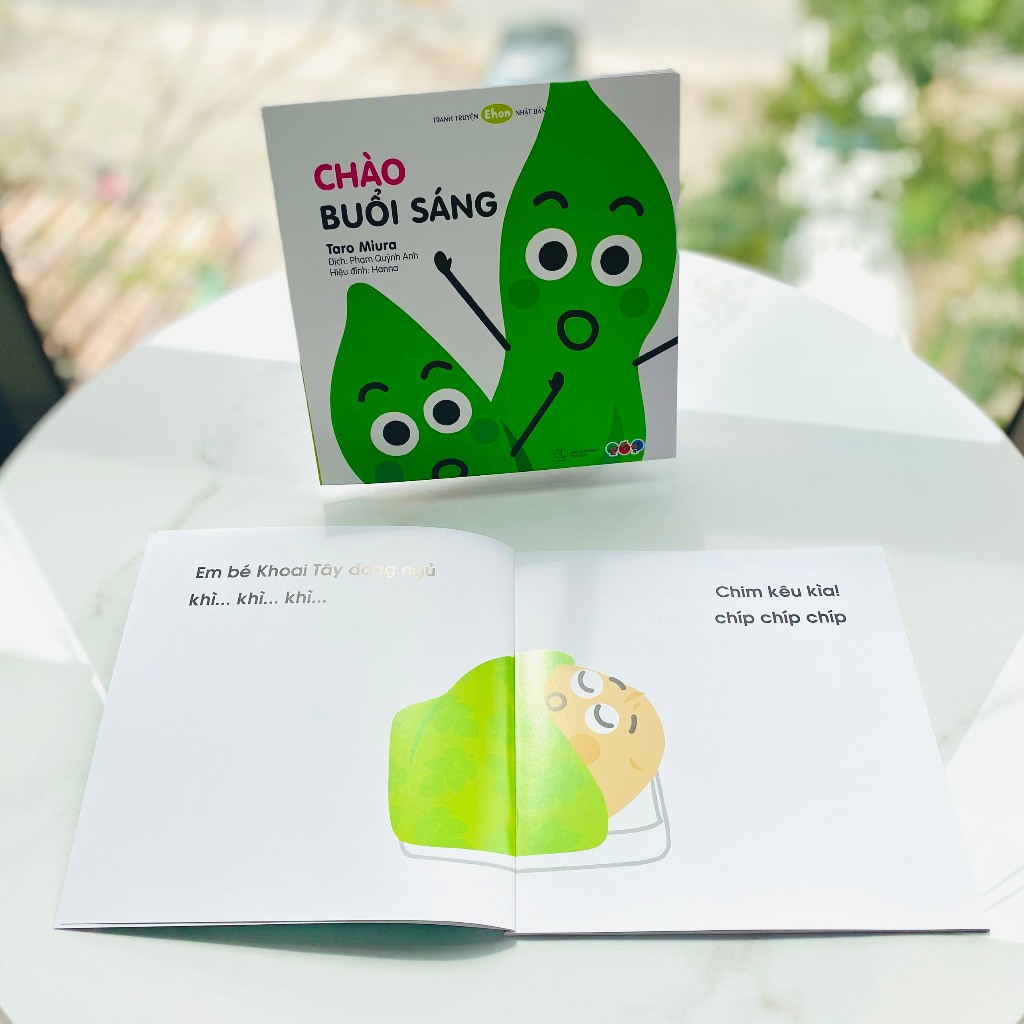 tranh truyện ehon nhật bản - chào buổi sáng