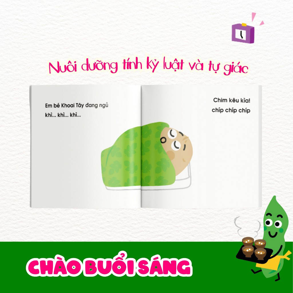 tranh truyện ehon nhật bản - chào buổi sáng