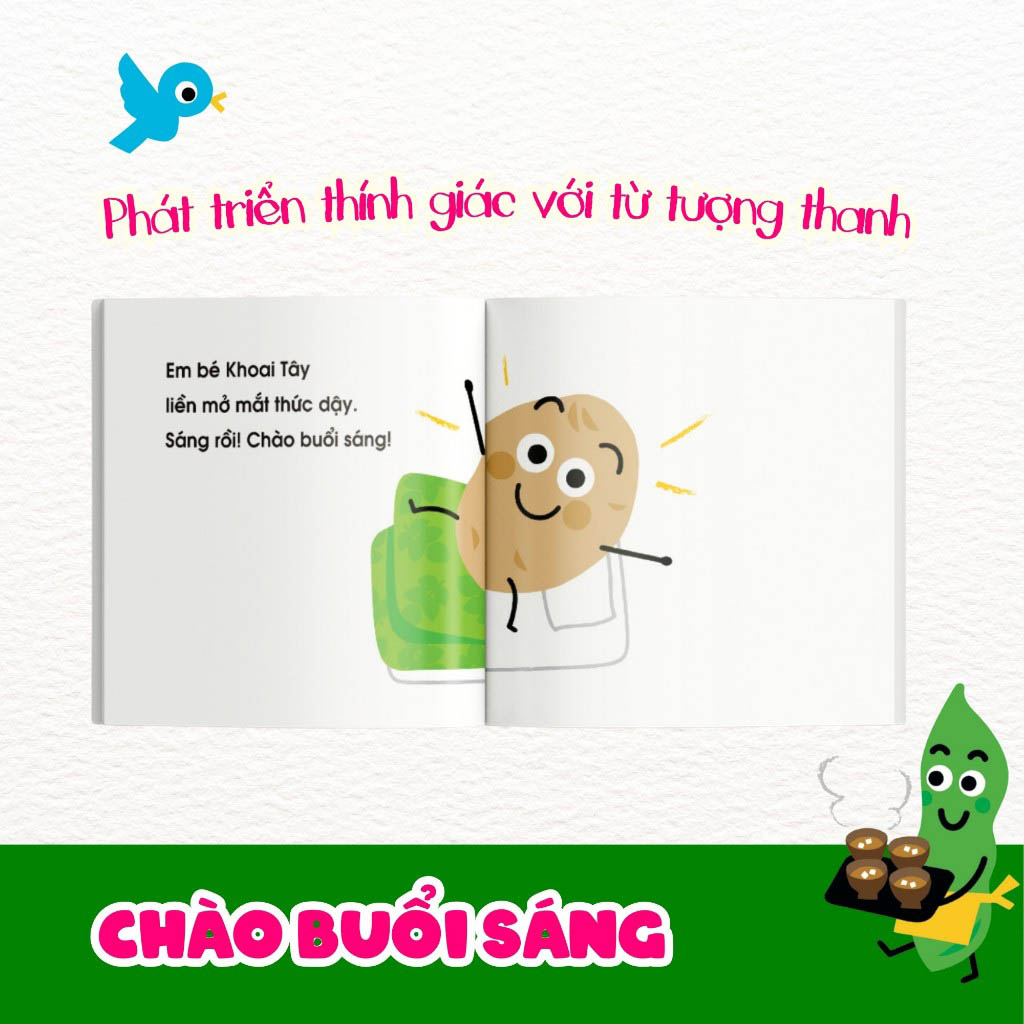 tranh truyện ehon nhật bản - chào buổi sáng