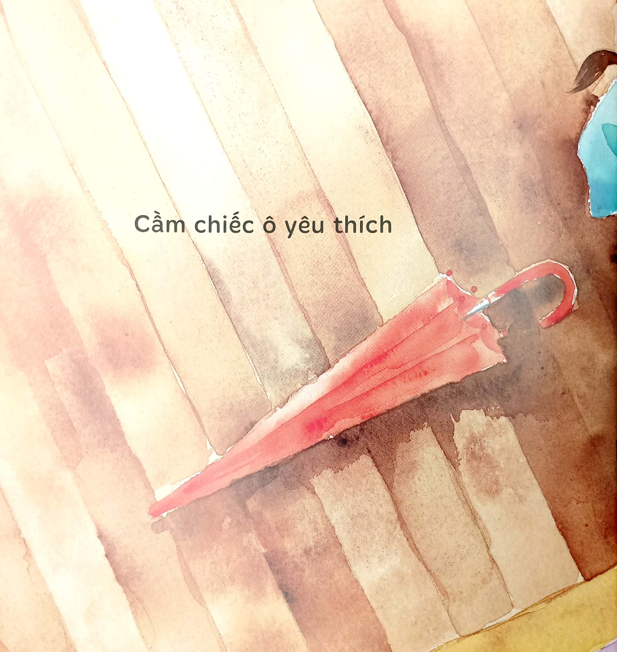 tranh truyện ehon nhật bản - đi dạo dưới mưa