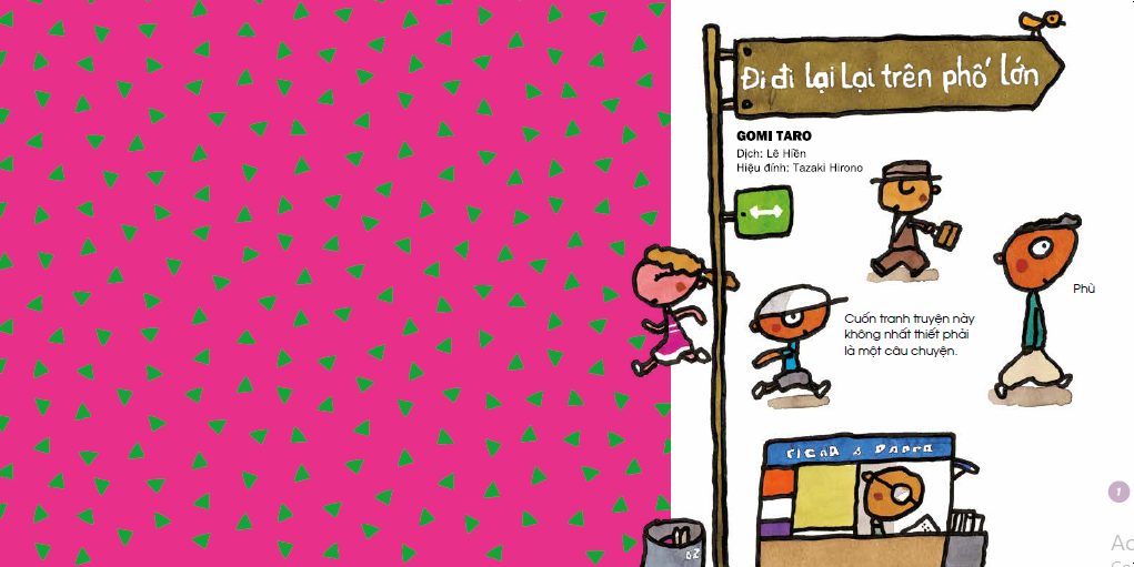 tranh truyện ehon nhật bản - đi đi lại lại trên phố lớn (từ 1 - 6 tuổi) (tái bản 2023)