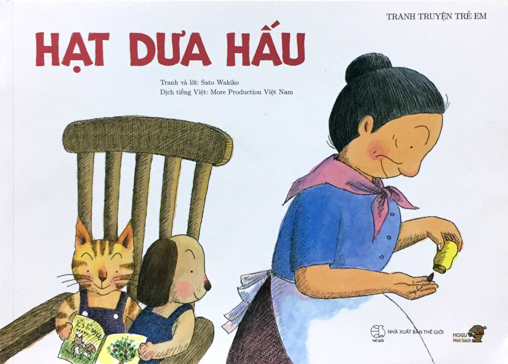 tranh truyện ehon nhật bản - hạt dưa hấu (tái bản 2023)