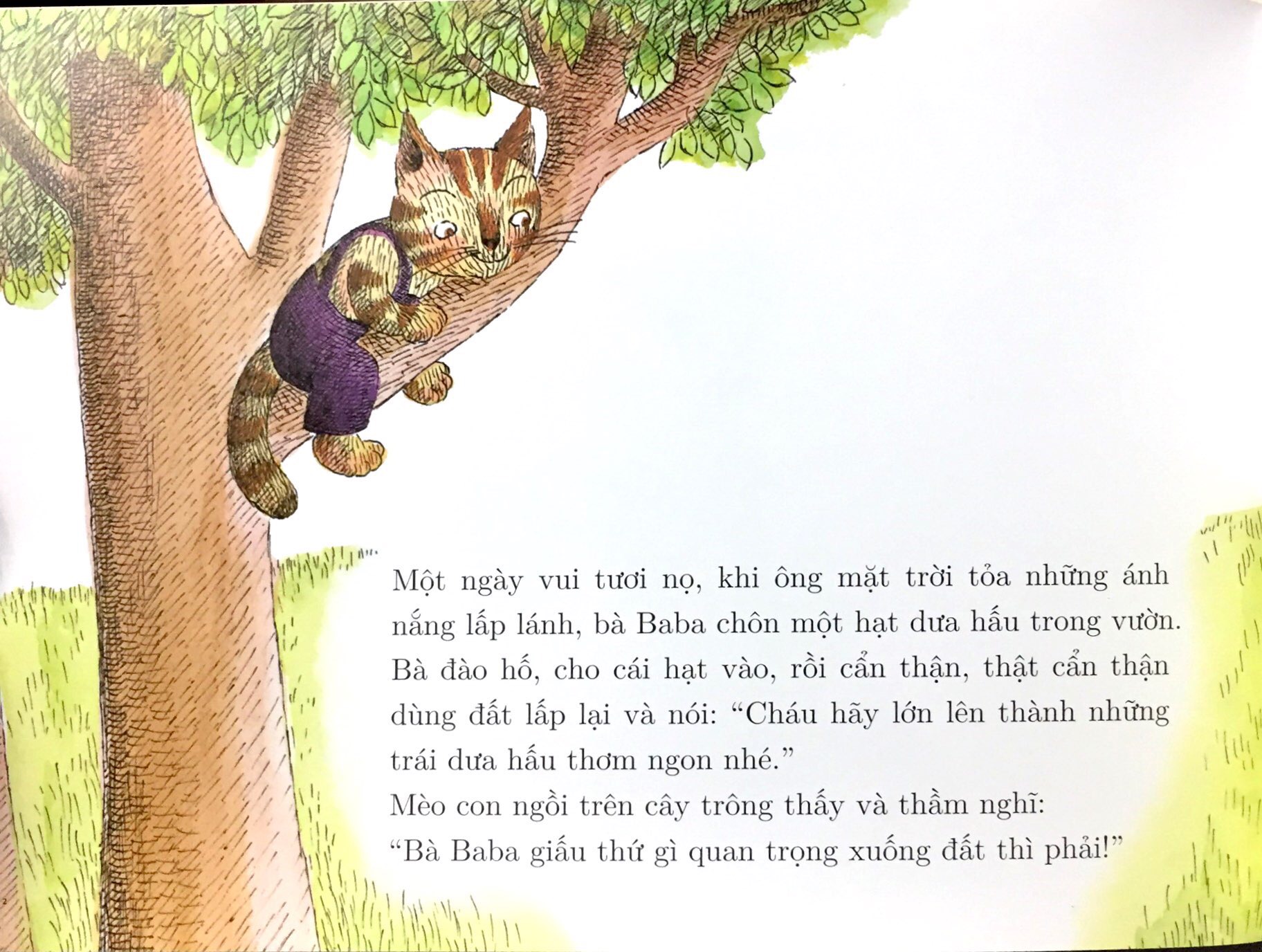 tranh truyện ehon nhật bản - hạt dưa hấu (tái bản 2023)