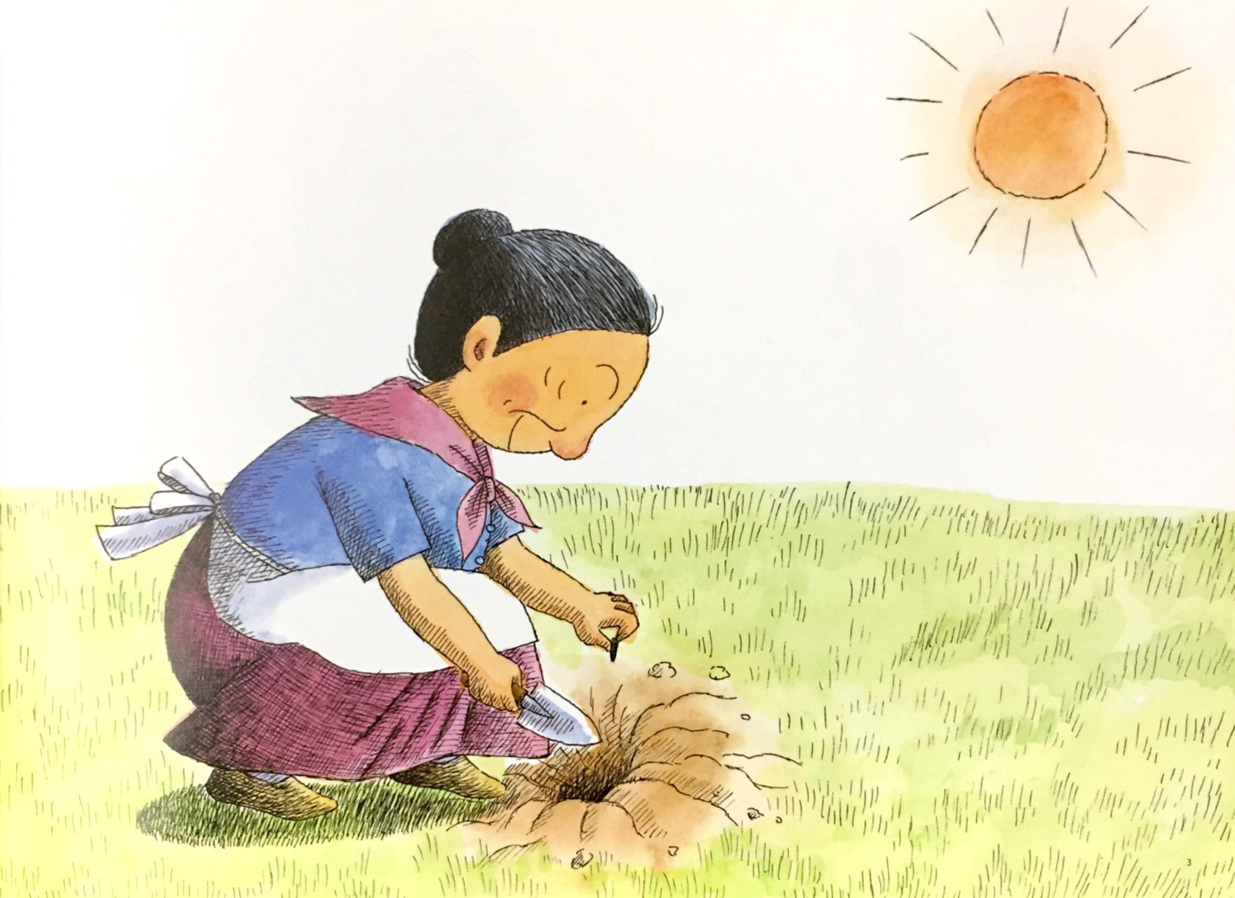 tranh truyện ehon nhật bản - hạt dưa hấu (tái bản 2023)