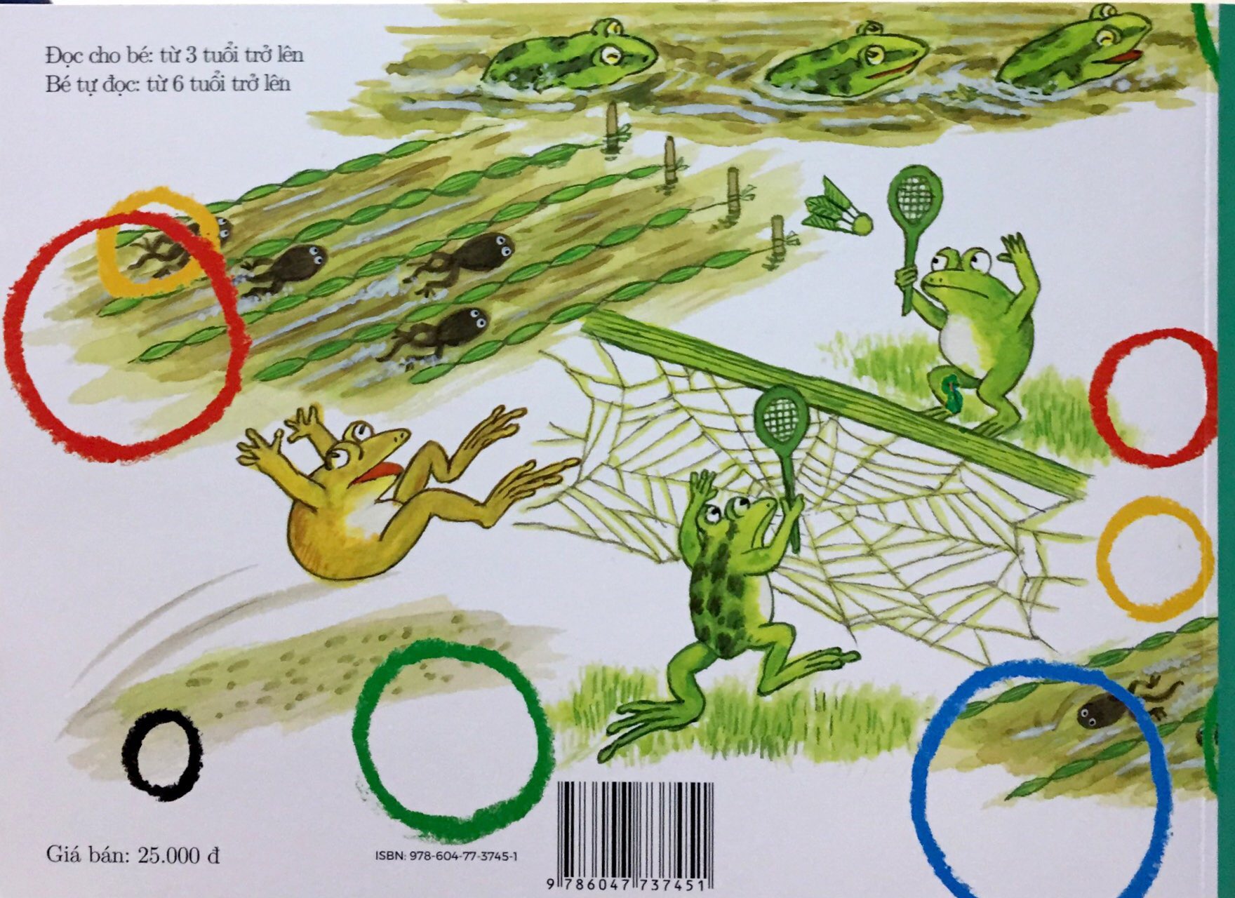 tranh truyện ehon nhật bản - kerolympic - đại hội thể thao ếch ộp (từ 3 - 6 tuổi)