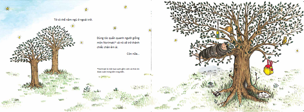 tranh truyện ehon nhật bản - machan tóc dài (dành cho bé từ 1-6 tuổi) (tái bản 2022)