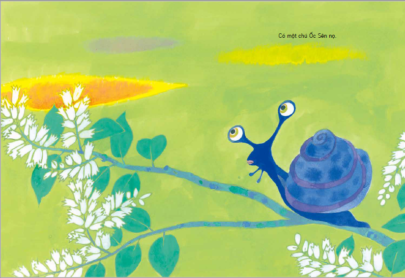 tranh truyện ehon nhật bản - nỗi buồn ốc sên (tái bản 2023)