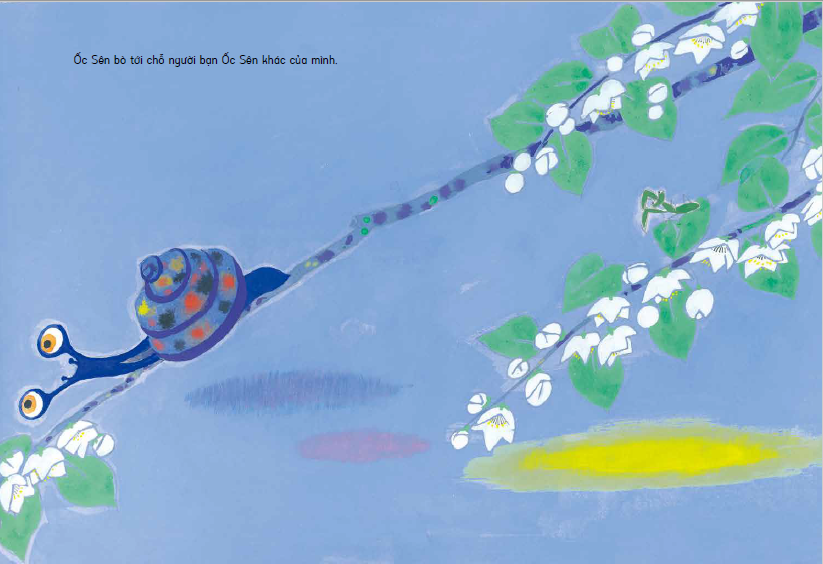 tranh truyện ehon nhật bản - nỗi buồn ốc sên (tái bản 2023)