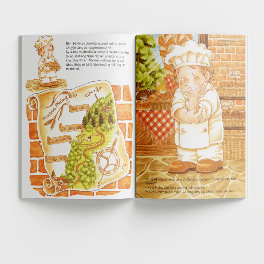 tranh truyện ehon nhật bản - tiệm mỳ lừng danh