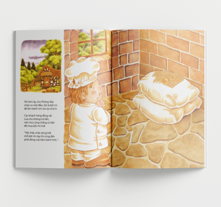 tranh truyện ehon nhật bản - tiệm mỳ lừng danh