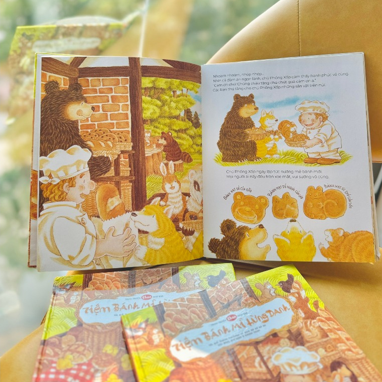 tranh truyện ehon nhật bản - tiệm mỳ lừng danh