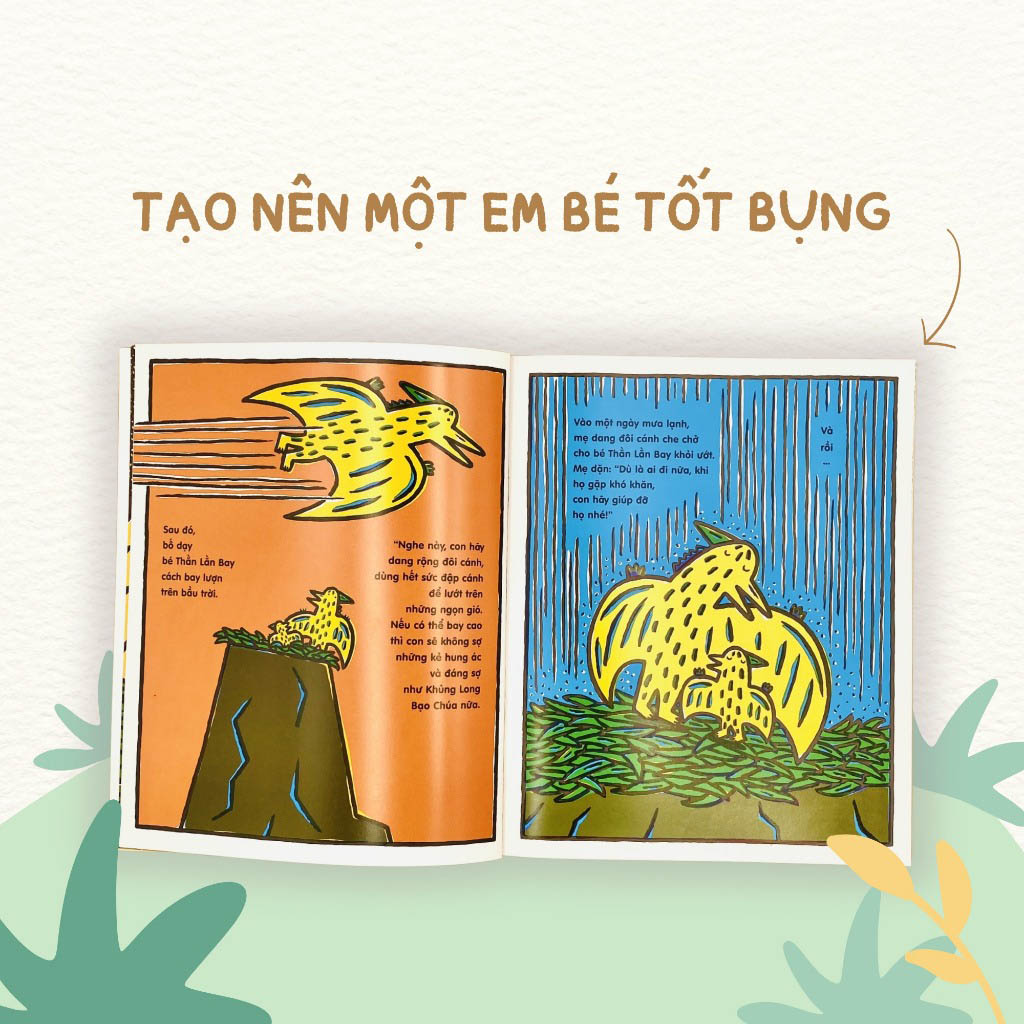 tranh truyện ehon nhật bản - tớ là khủng long bạo chúa