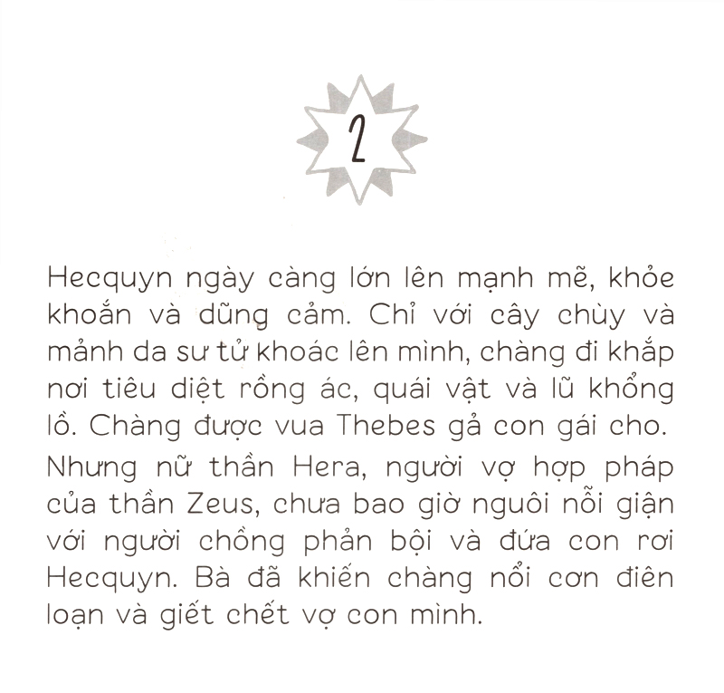 tranh truyện ghép - hecquyn và ba quả táo vàng