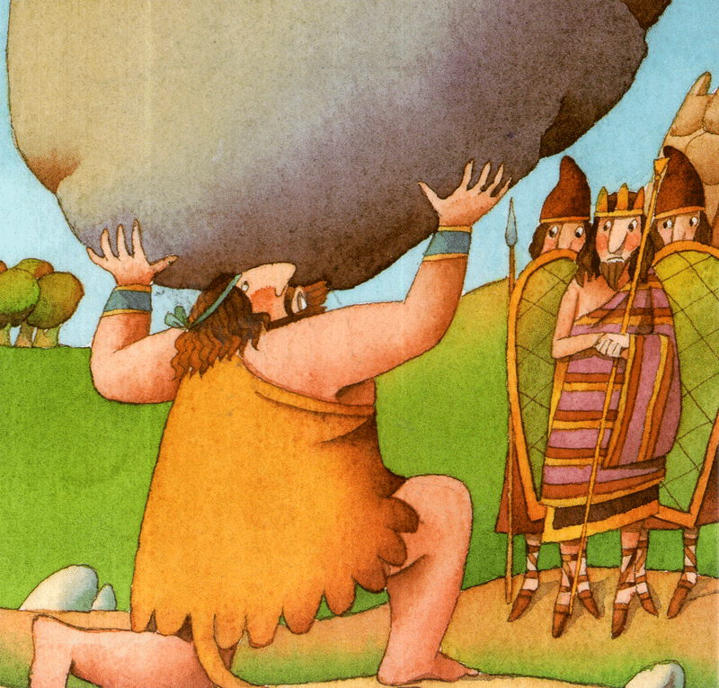 tranh truyện ghép - hecquyn và ba quả táo vàng