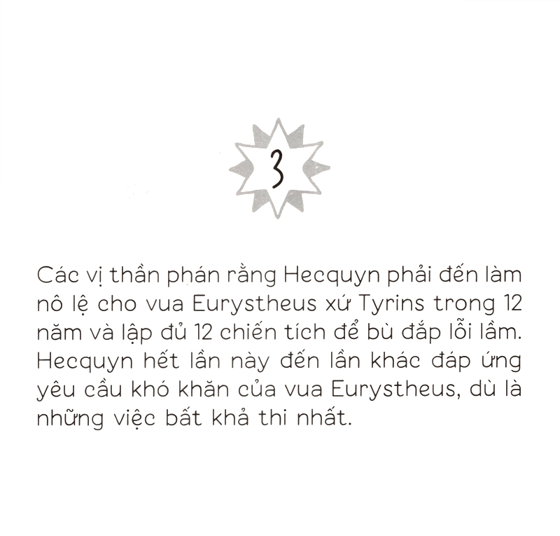 tranh truyện ghép - hecquyn và ba quả táo vàng