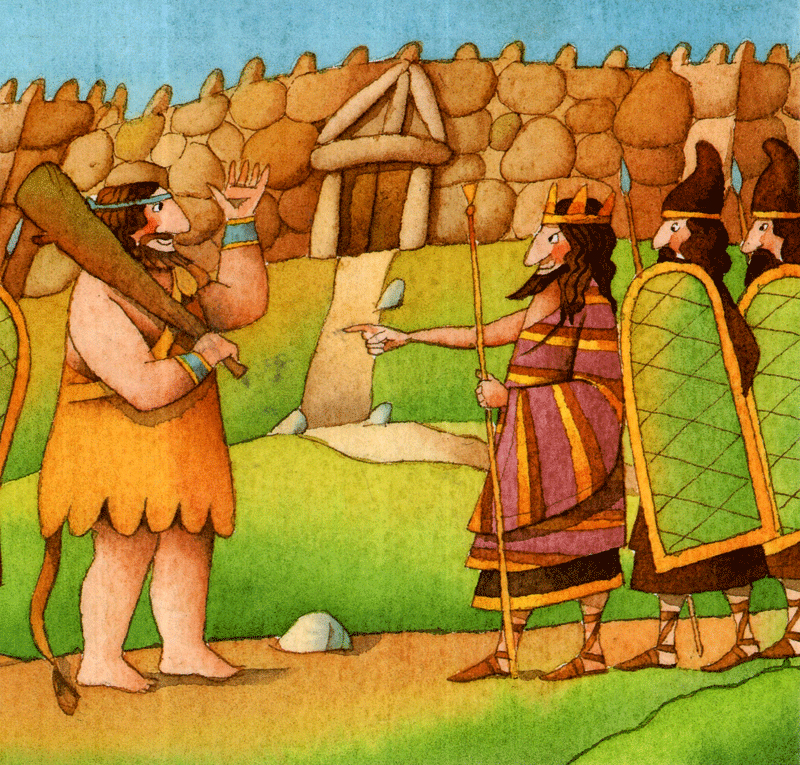 tranh truyện ghép - hecquyn và ba quả táo vàng