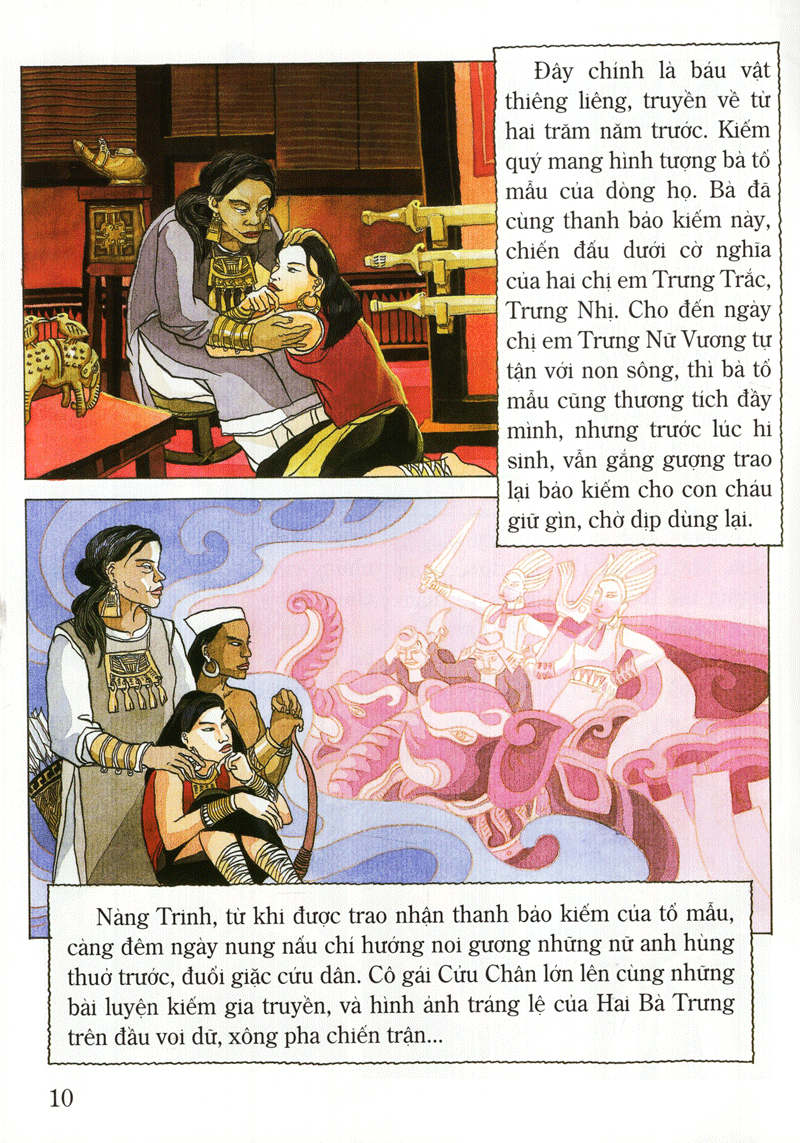 tranh truyện lịch sử việt nam - bà triệu (tái bản 2023)