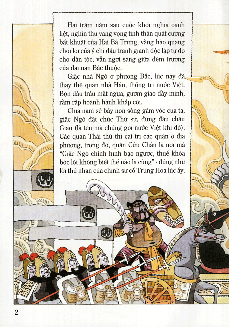 tranh truyện lịch sử việt nam - bà triệu (tái bản 2023)