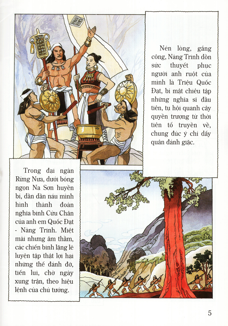 tranh truyện lịch sử việt nam - bà triệu (tái bản 2023)
