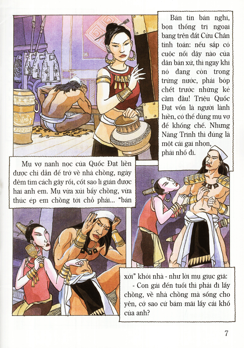 tranh truyện lịch sử việt nam - bà triệu (tái bản 2023)