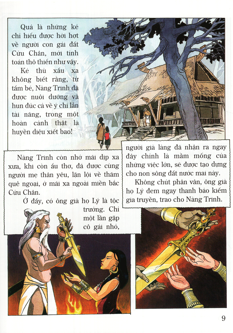 tranh truyện lịch sử việt nam - bà triệu (tái bản 2023)