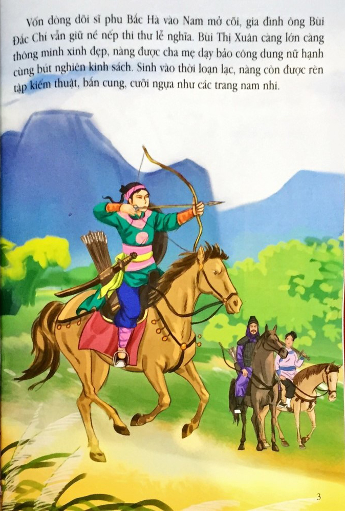 tranh truyện lịch sử việt nam - bùi thị xuân (tái bản 2023)