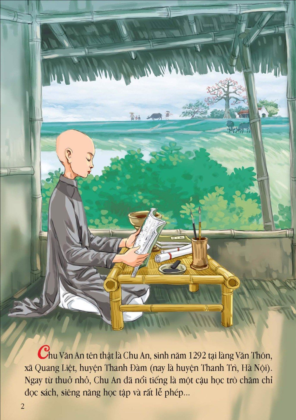 tranh truyện lịch sử việt nam - chu văn an