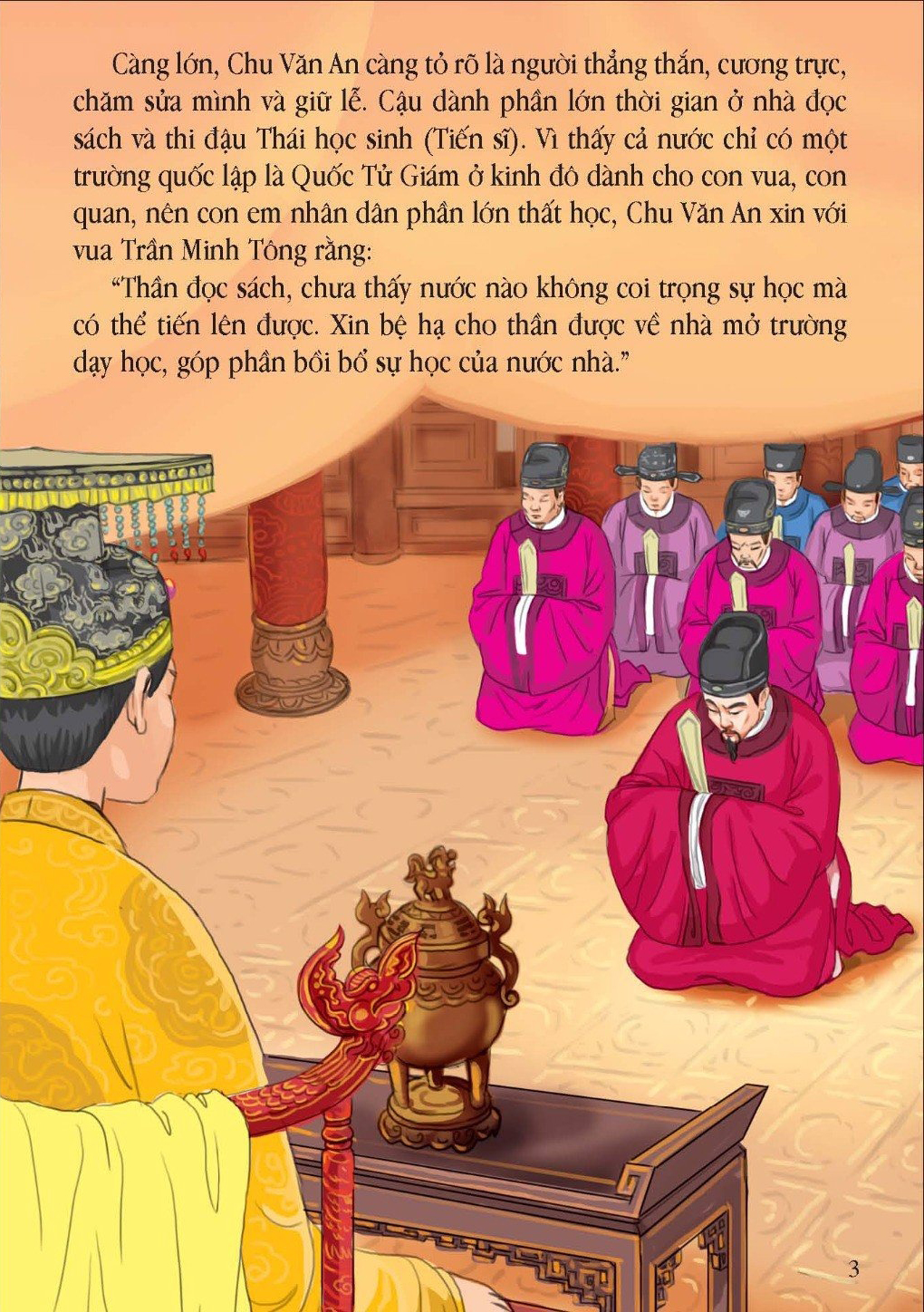 tranh truyện lịch sử việt nam - chu văn an