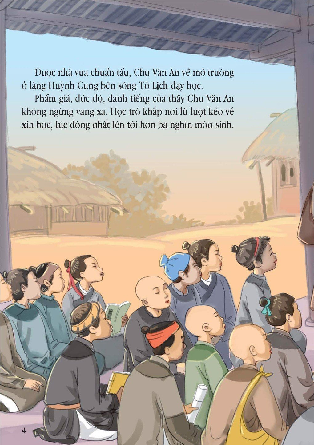 tranh truyện lịch sử việt nam - chu văn an