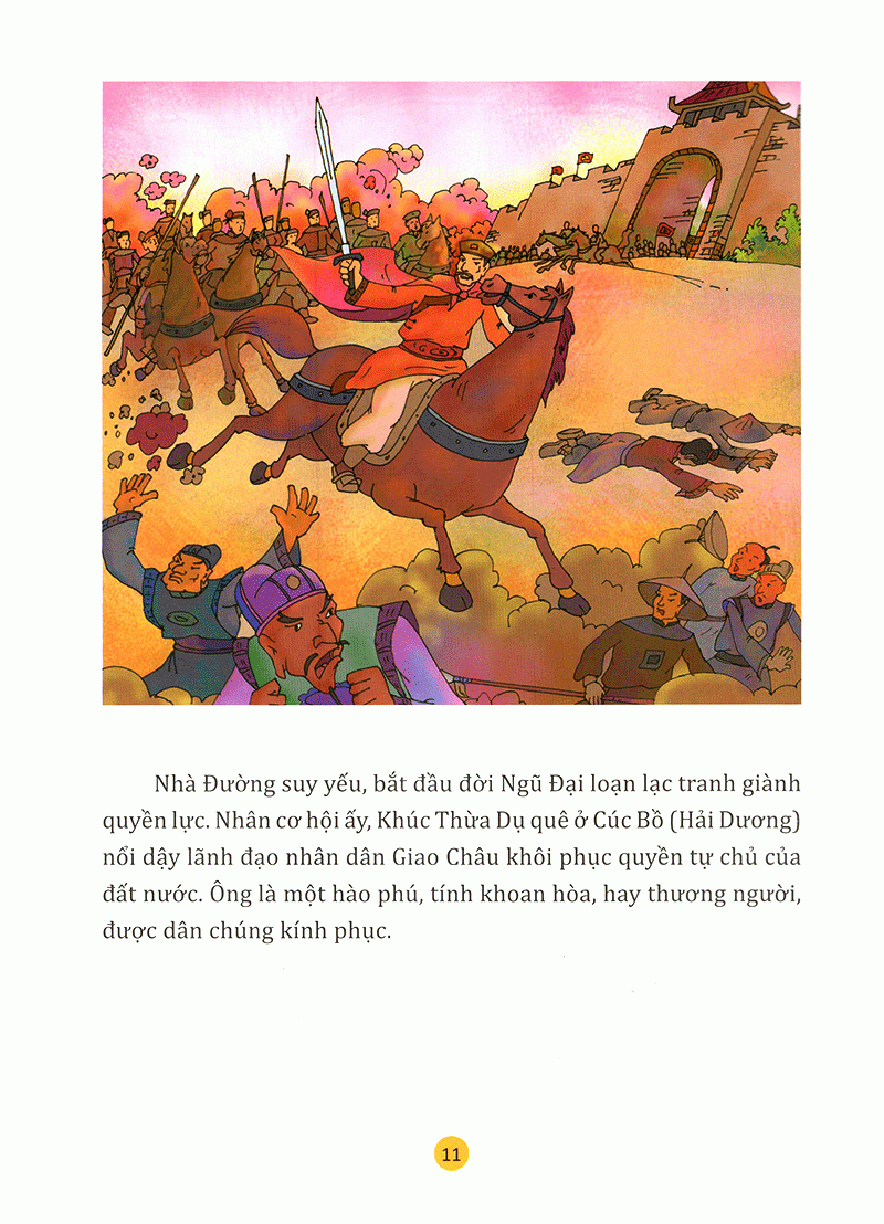 tranh truyện lịch sử việt nam - dấy nghiệp trung hưng - bước đầu độc lập