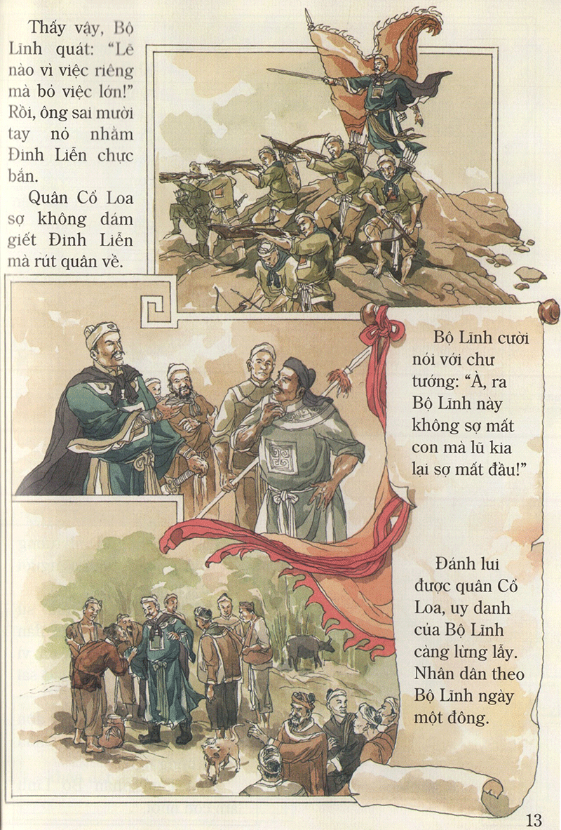 tranh truyện lịch sử việt nam - đinh bộ lĩnh (tái bản 2023)