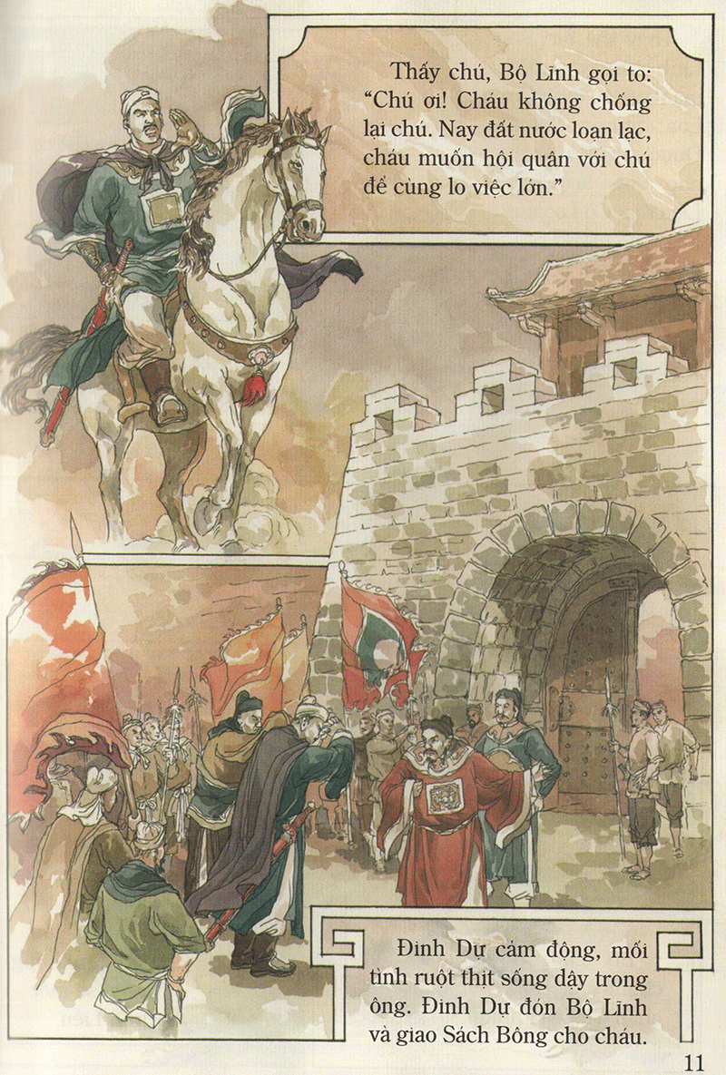 tranh truyện lịch sử việt nam - đinh bộ lĩnh (tái bản 2023)