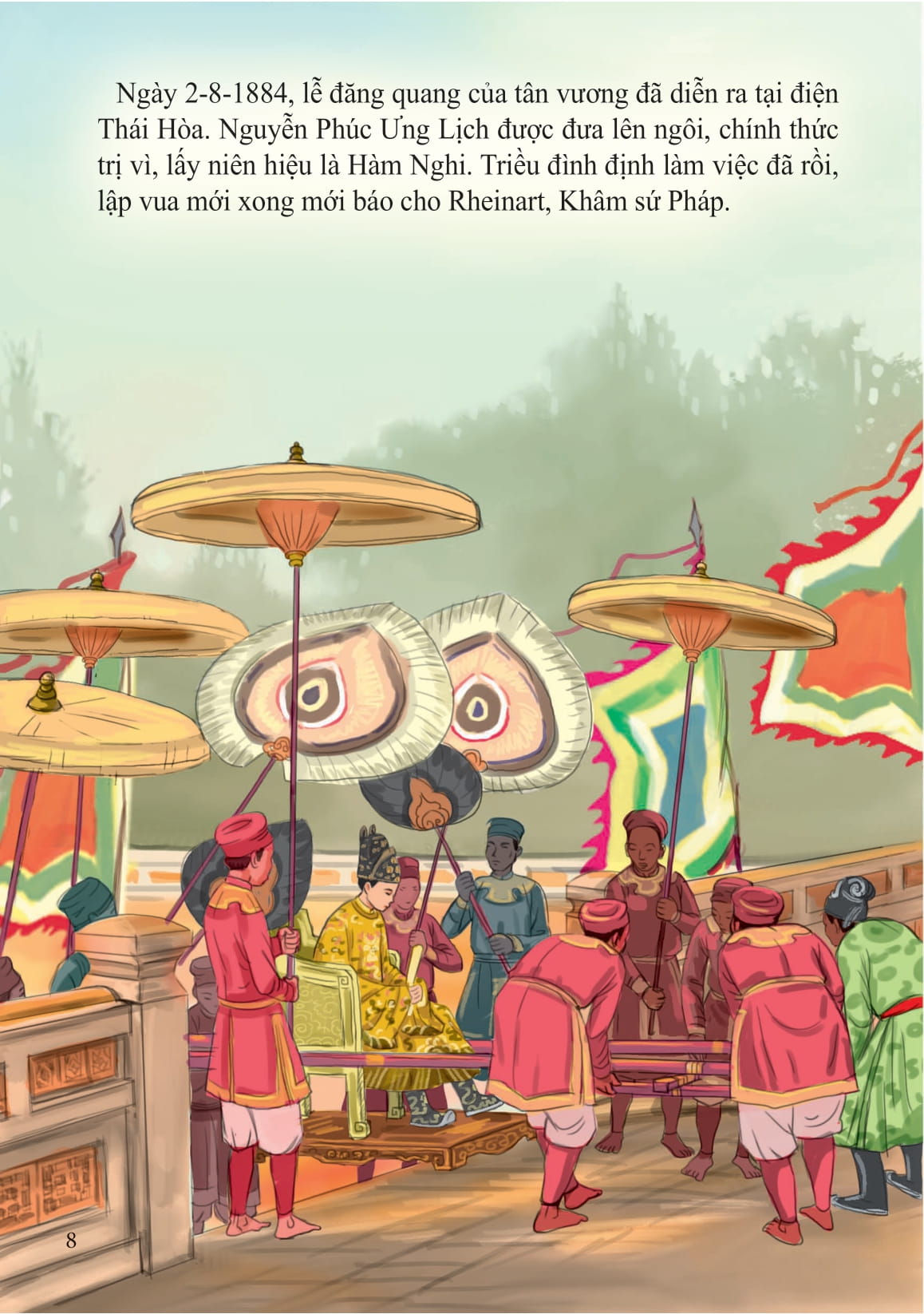 tranh truyện lịch sử việt nam - hàm nghi (tái bản 2023)