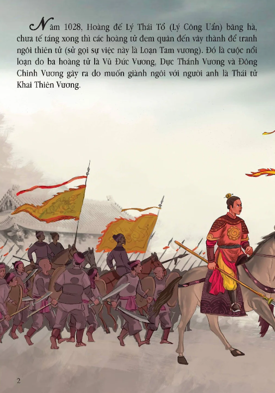 tranh truyện lịch sử việt nam - lý thái tông