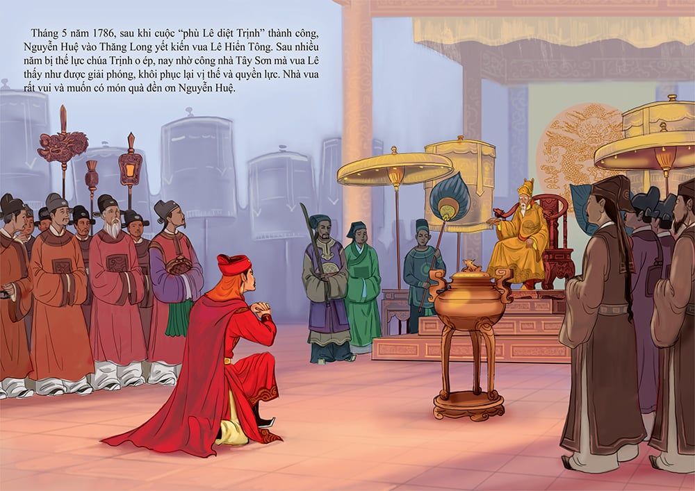 tranh truyện lịch sử việt nam - ngọc hân công chúa