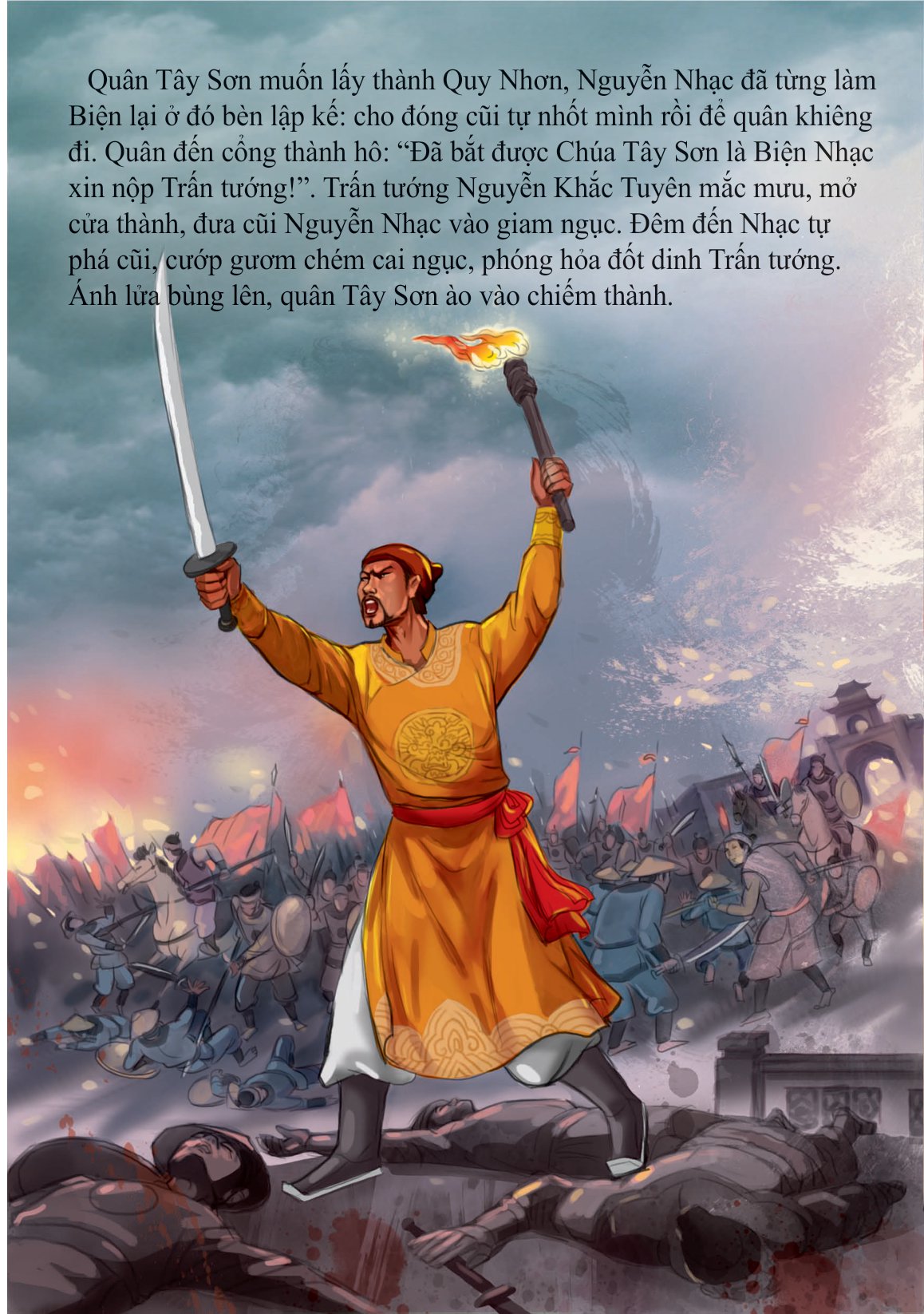 tranh truyện lịch sử việt nam - quang trung (tái bản 2023)