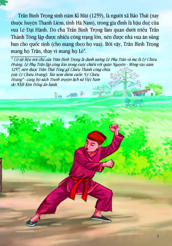 tranh truyện lịch sử việt nam - trần bình trọng