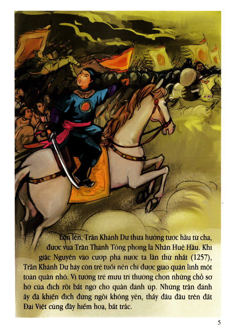 tranh truyện lịch sử việt nam - trần khánh dư (tái bản 2023)
