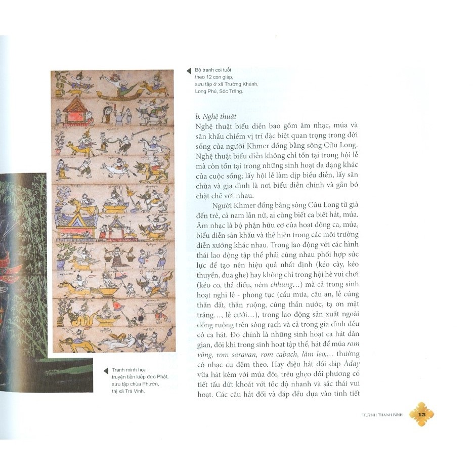 tranh tường khmer nam bộ