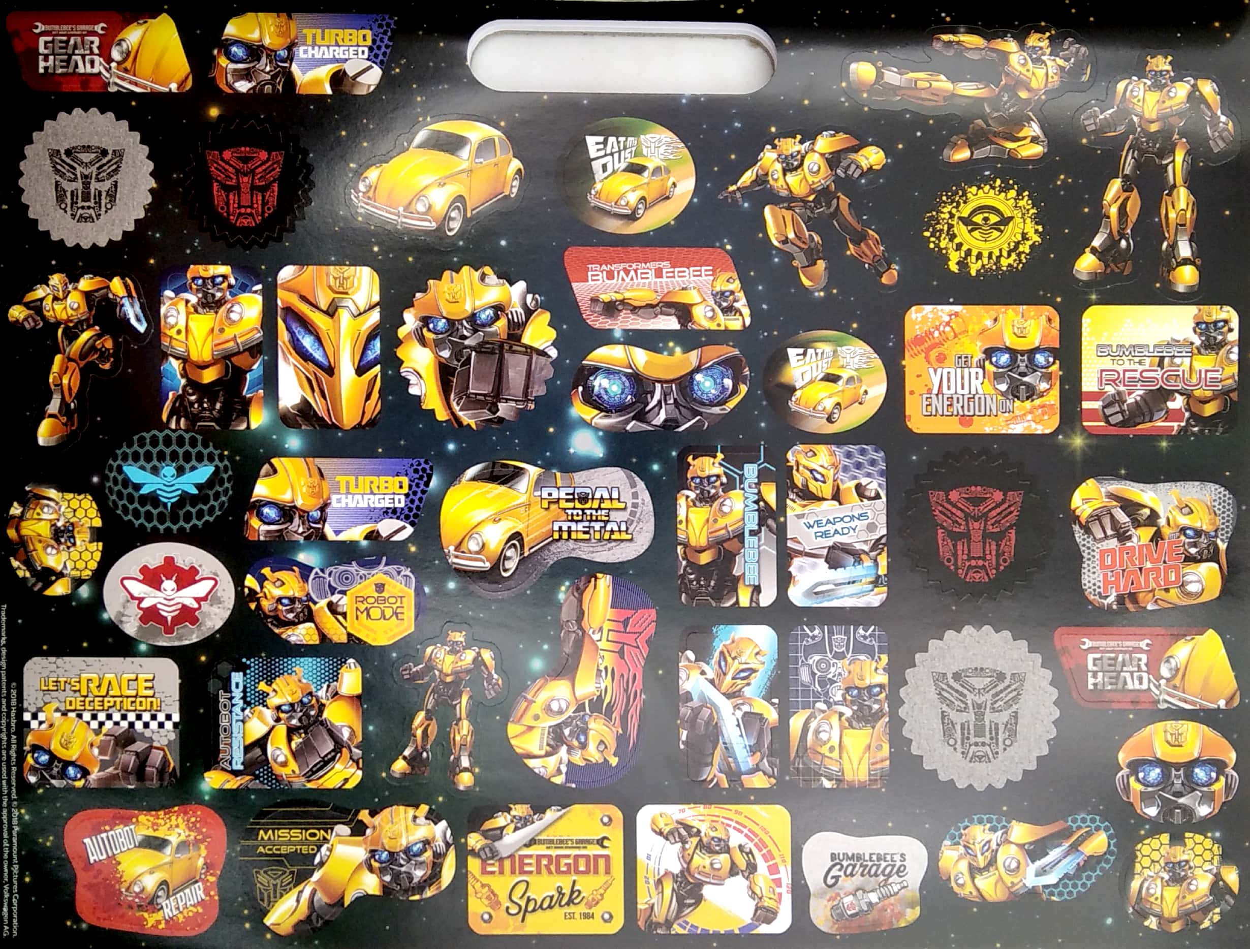 transformers bumblebee turbo charged giant activity pad