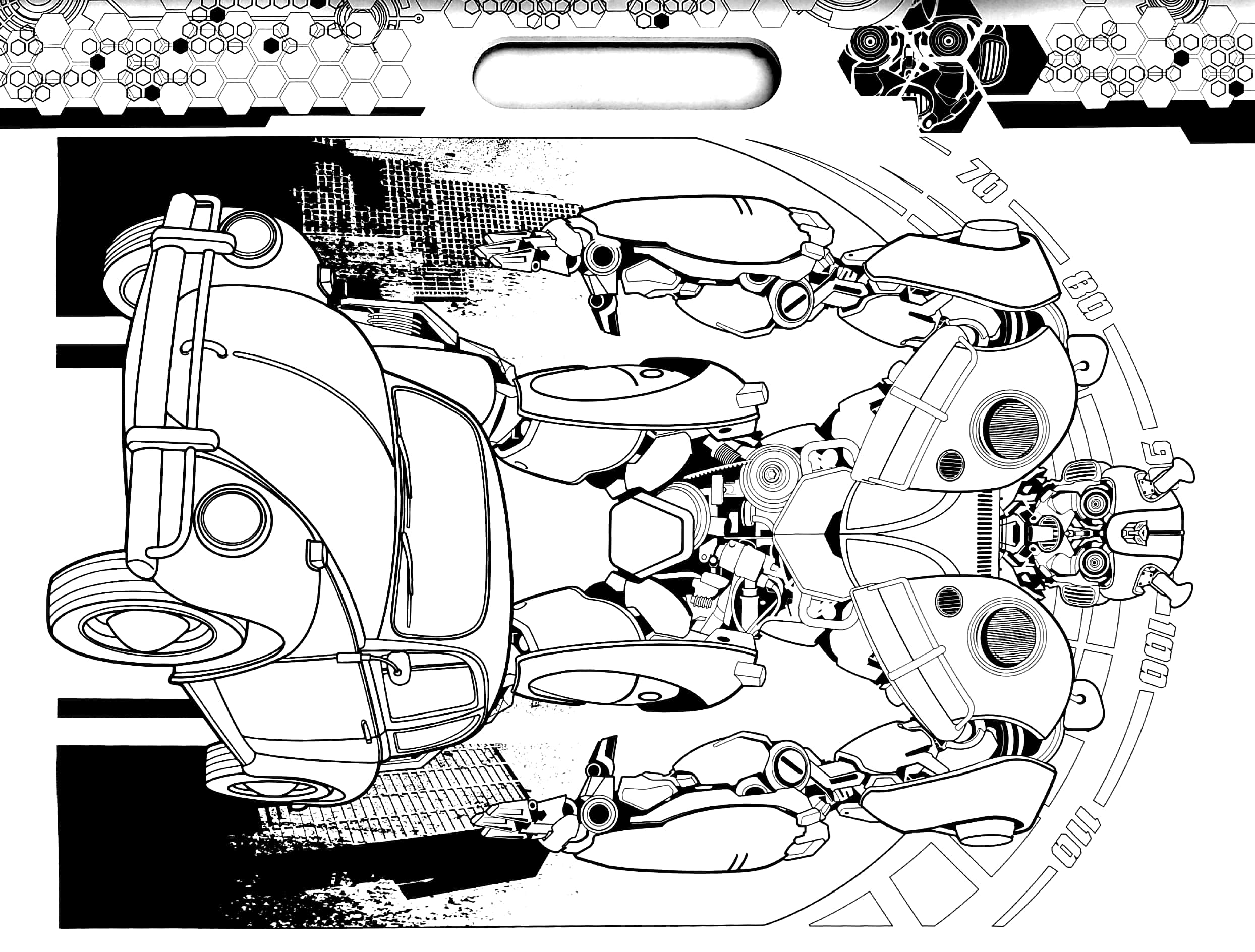 transformers bumblebee turbo charged giant activity pad