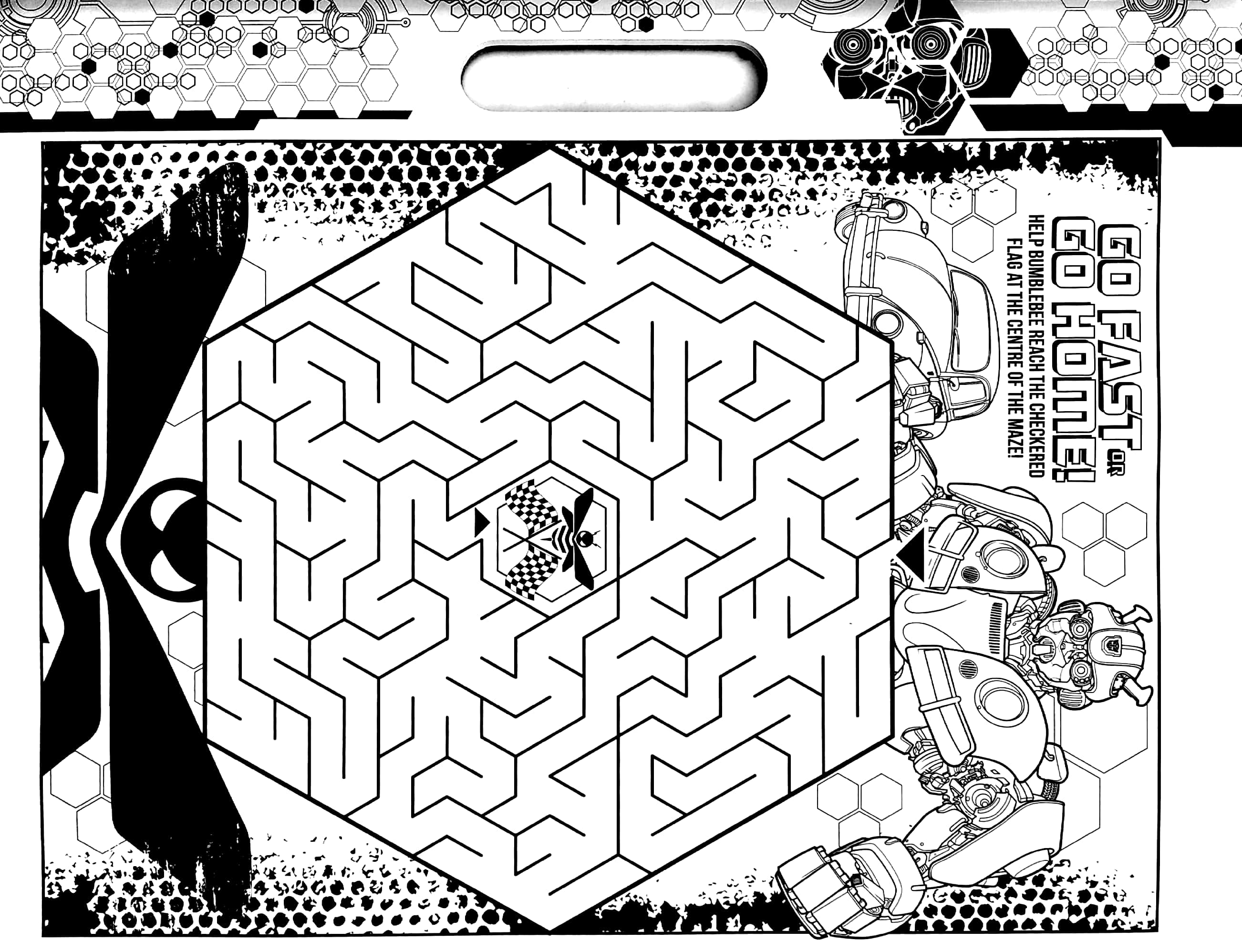 transformers bumblebee turbo charged giant activity pad