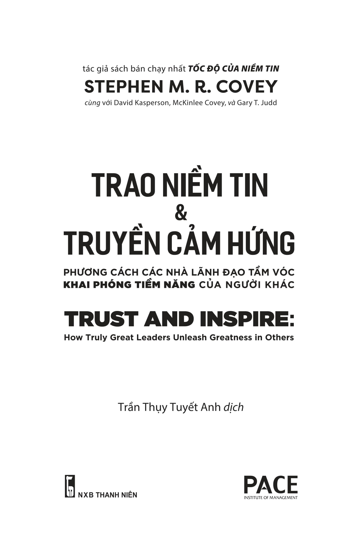trao niềm tin và truyền cảm hứng - trust and inspire