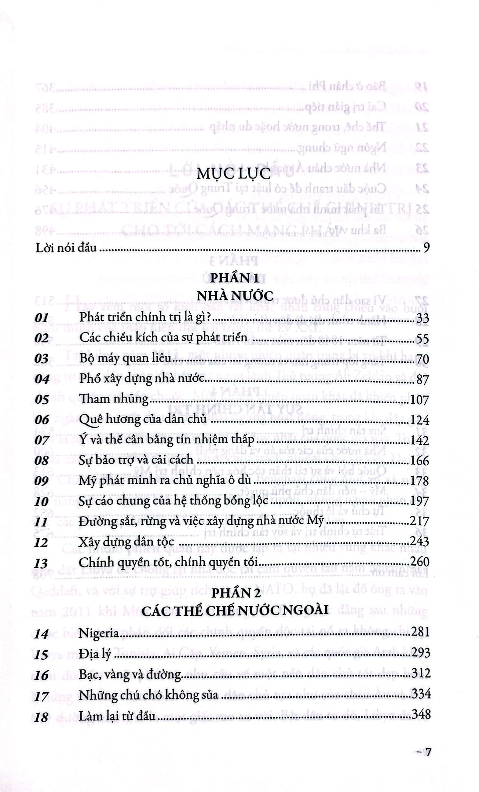 trật tự chính trị và suy tàn chính trị - từ cách mạng công nghiệp tới toàn cầu hóa
