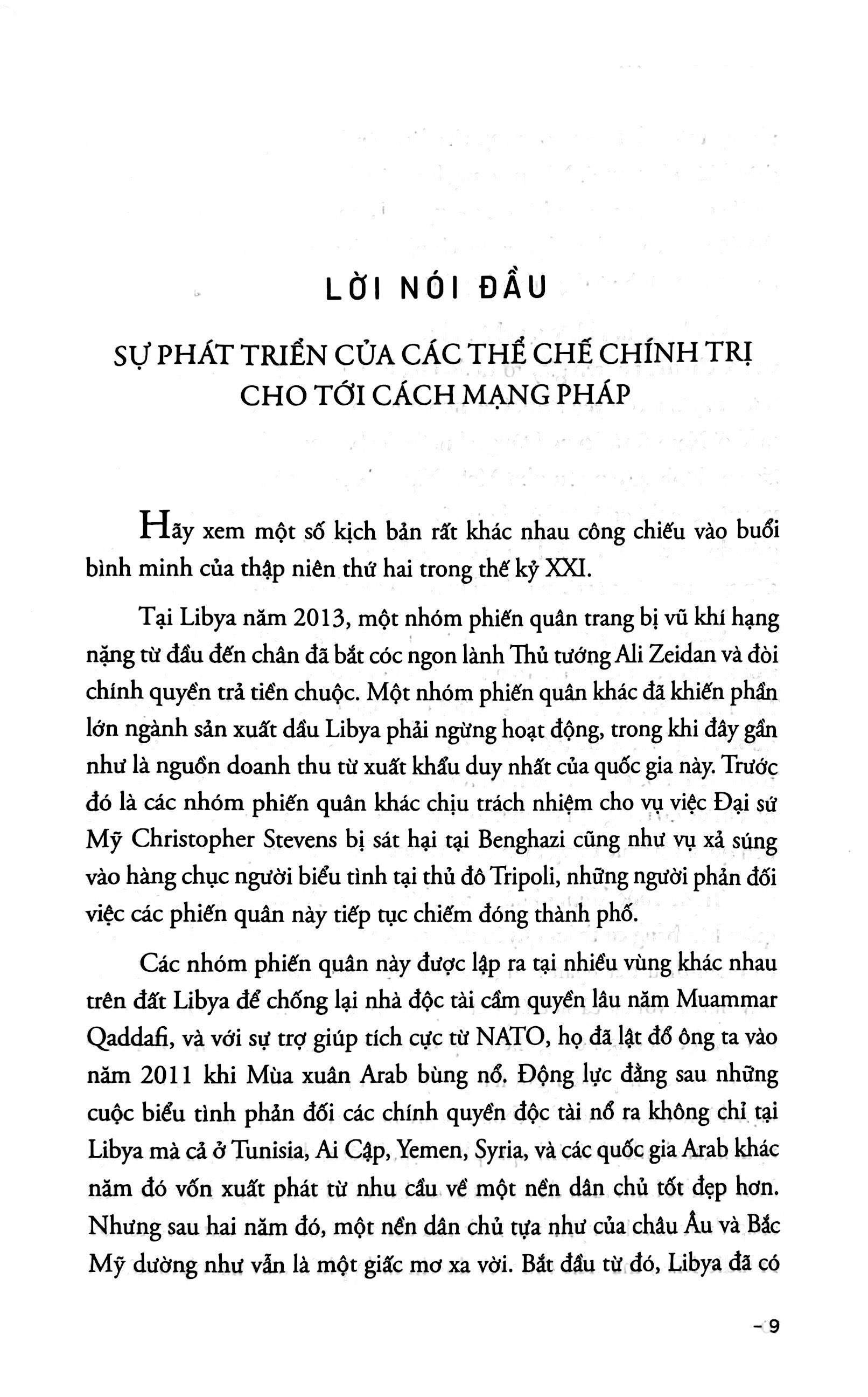 trật tự chính trị và suy tàn chính trị - từ cách mạng công nghiệp tới toàn cầu hóa