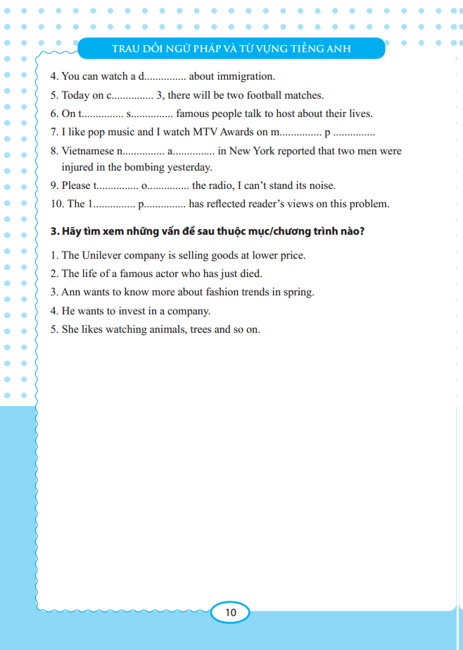 trau dồi ngữ pháp và từ vựng tiếng anh (tái bản 2023)