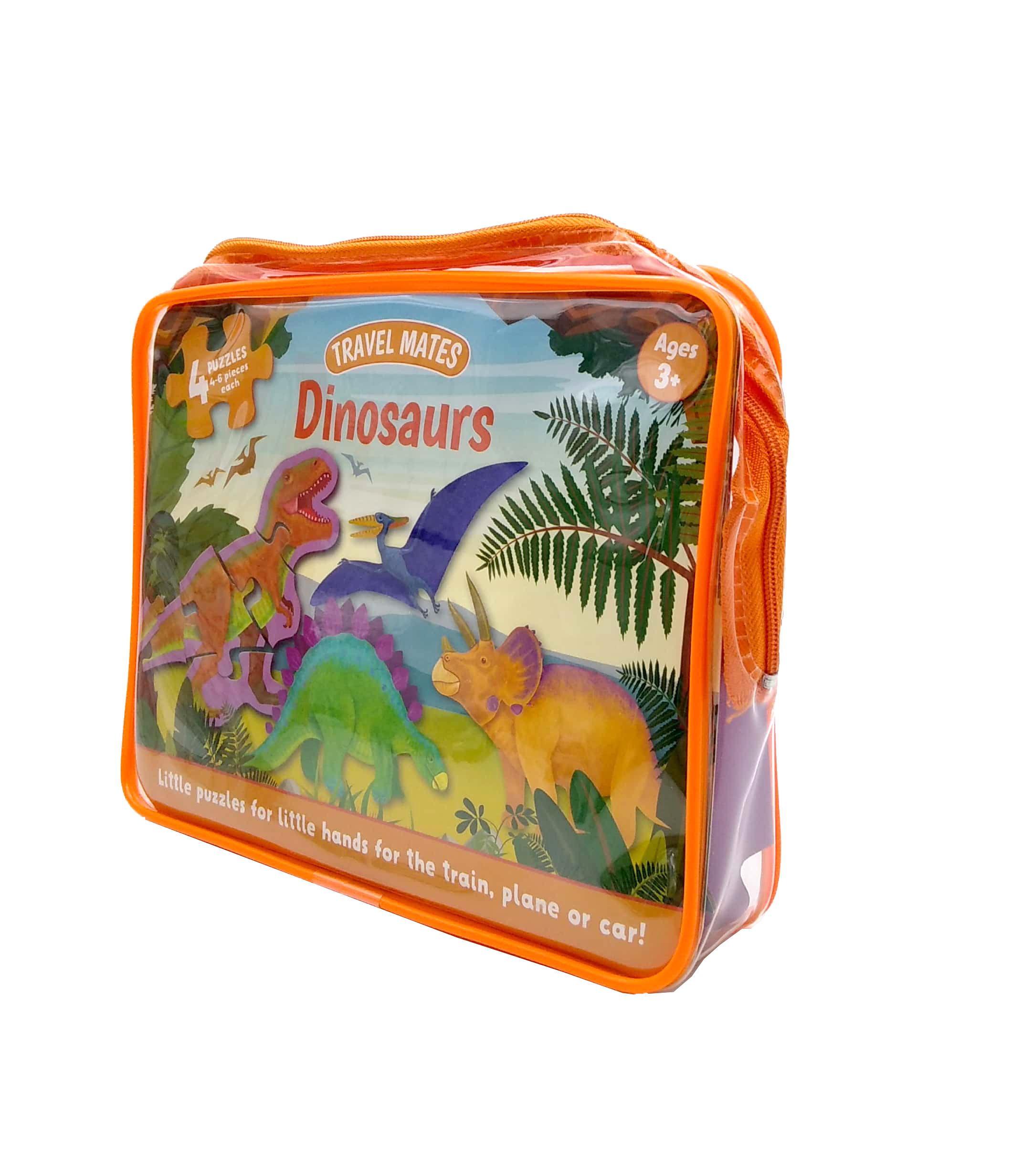 travel mates jigsaws in bag: dinosaur